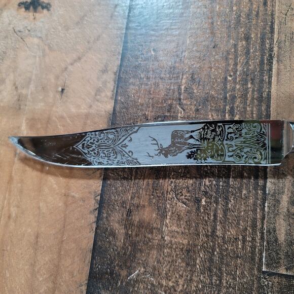 Eickenlaub Solingen Rostfrei Stag Horn 3-Piece Carving Set - Picture 2 of 6